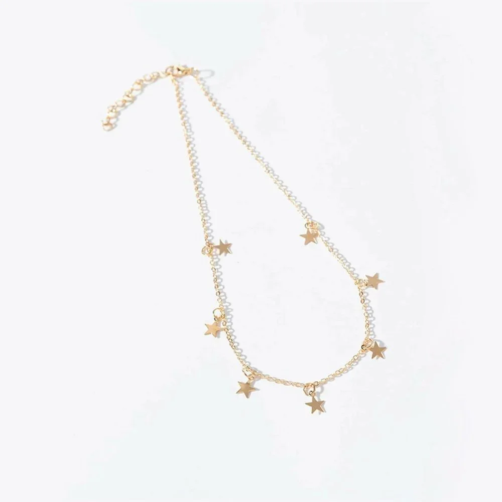 Star Chain Choker - Picture 2 of 2